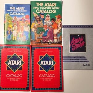 Atari Video Game Catalogues (1980-1982)